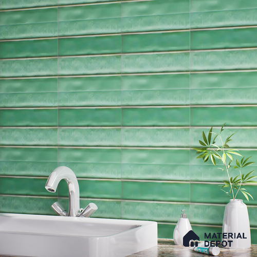Faux Subway  Tile TL 07257 D Sintra 5002 Luster 1 ft x 1 ft Designer Tiles Ceramic Matte Finish - 9 mm | Please Expect a Slight Variation of Pattern